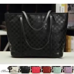 本日のみ特価★新品 送料無料★レディースチェックトートバッグ 超人気商品★