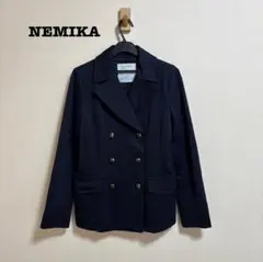 NEMIKA ネミカ ハーフ トレンチコート ネイビー 9 M レリアン