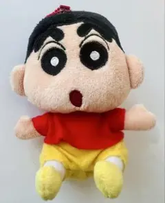 クレヨンしんちゃん ぬいぐるみ ストラップ付き 約15cm 新品