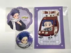 花やしき　心操人使　缶バッチ　特典コースター・ポストカード