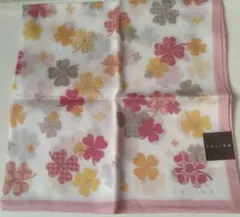 CELINE 花柄 ハンカチ（綿100%）