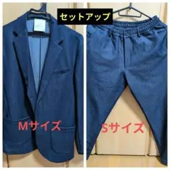 【美品⭐︎人気】コールアンドレスポンス　セットアップ　スーツ　ネイビー　L  M 美品⭐︎人気】コールアンドレスポンス セットアップ スーツ