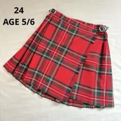 O'NEILofDUBLIN タータンチェック スカート ウール 110 120