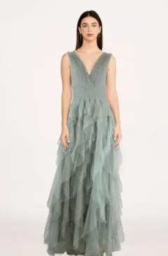 【UK6】♡Lipsyセレクト♡ラッフルマキシドレス