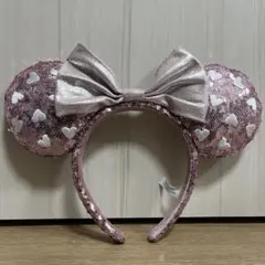 ミニー スパンコールカチューシャ ピンク