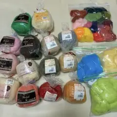 羊毛フェルト　多色セット