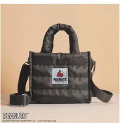 InRed 11月号 特別付録 スヌーピー 2WAY キルティングバッグ