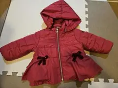 petit main 赤いアウター 80cm