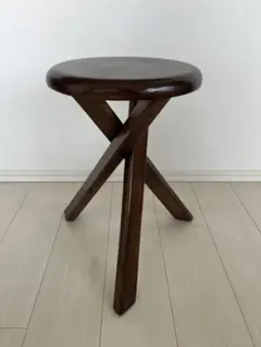 ピエールシャポー　シャルロットペリアン　スツール　捻じ脚型　リプロダクト Berger stool] シャルロット・ペリアン Charlotte Perriand