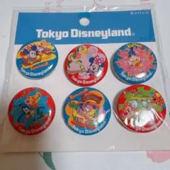 ディズニー トゥータウン 缶バッチ　ミッキー　ミニー　ドナルド　等