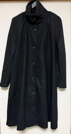 SHEINパッチワークハイカラーオーバーコート プラスサイズ