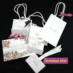 Dior ディオール 紙袋 ショッパー 5枚セット リボン付き