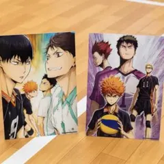 ハイキュー‼︎ BIGアクリルパネル 2種コンプリートセット HappyくじE賞