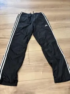 adidas ブラックジャージパンツ L