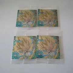 ドラゴンボール 超戦士シールウエハース超 超絶感謝の十周年 ベジータ4枚セット