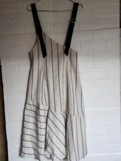 フェルゥ ストライプ柄アシンメトリックスカート