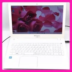 ホワイトカラー✨ Windows11 ノートパソコン Webカメラ すぐ使える!