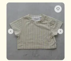 semon apartment/パターンTシャツ/ストライプ/80サイズのサムネイル