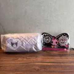 サンリオ　一番くじ　クロミポーチ　缶バッジセット