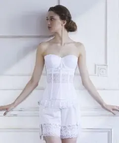 ブライダルインナー【ドレスの下は全部これでOK】4点セット D65 ホワイト