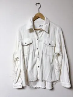 ZARAコーデュロイシャツジャケット