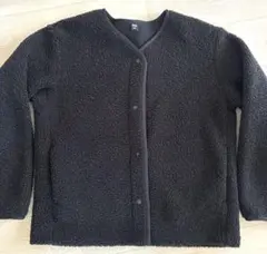 UNIQLO フリース ボアジャケット　ブラック