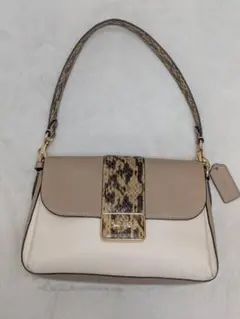 COACH グレース ショルダーバッグ パイソン レザー CD483