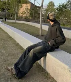 【 yolo 】ウォッシュドレトロデニムパンツ HA0019