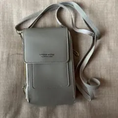 FOREVER BETTER ショルダーバッグ グレー