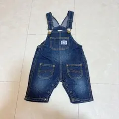 Lee オーバーオール 70cm 美品 デニム ネイビー