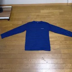 mont-bell 青と黒 長袖TシャツメンズS