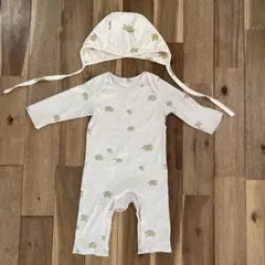 ボンネット ロンパース