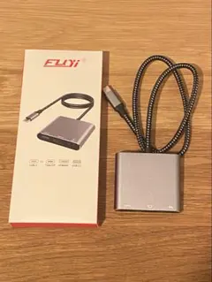 【使用1回】変換コネクタ Type C→HDMI / USB / Type C