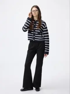 GU スリムフレアジーンズ 丈標準