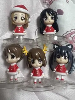 けいおん！ミニ フィギュア 5点セット - メルカリ