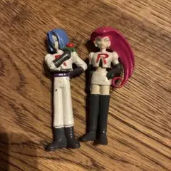 ロケット団 フィギュアセット ムサシ　コジロウ