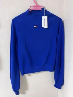 【新品未使用】TOMMY SPORT 青 トレーナー