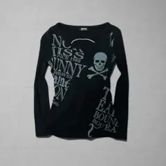 mastermind JAPAN マスターマインド スカル ラインストーンロンT