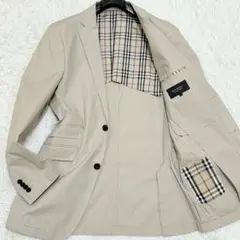 美品 Lサイズ バーバリーブラックレーベル ノバチェック テーラードジャケット