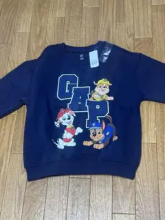 【新品タグ付】GAP × パウパトロール コラボ トレーナー ネイビー 110