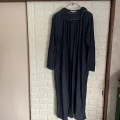 新品タグ付き　HEAVENLY ダークブルー インディゴロングワンピース