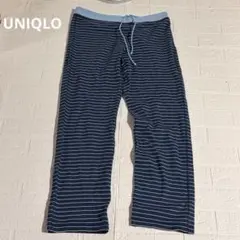 ユニクロ　UNIQLO レディース ボーダー柄 ルームウェア パンツのサムネイル