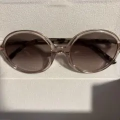 LANVIN クリアピンク ラウンドサングラス