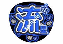 藤井流星 WEST. ファンサうちわ ファンサ文字 コンサート