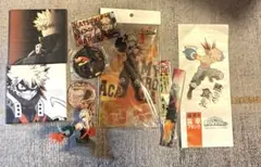 僕のヒーローアカデミア　爆豪勝己　セット　アクスタ　一番くじ　缶バッチ　定規