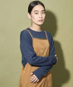 【Audrey and John Wad】ウールシルクサイドスリットプルオーバー