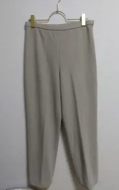 ベージュ ストレッチパンツ LL