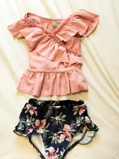 petit main セパレート水着 フリル付き