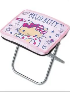 【希少】中古　2002年　ハローキティ　折りたたみ　アウトドアベンチ 希少】中古 2002年 ハローキティ 折りたたみ アウトドアベンチ