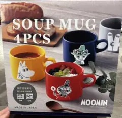 MOOMIN スープマグ 4個セット 日本製のサムネイル